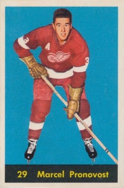 1960 Parkhurst Marcel Pronovost #29 Hockey Card