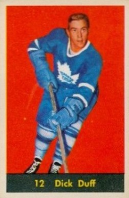 1960 Parkhurst Dick Duff #12 Hockey Card