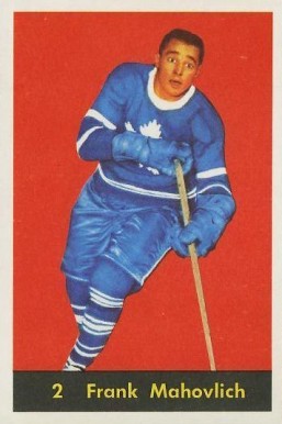 1960 Parkhurst Frank Mahovlich #2 Hockey Card