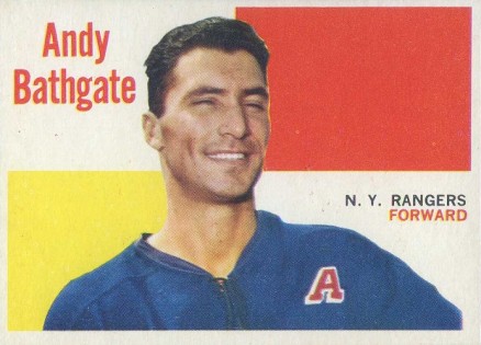 1960 Topps Andy Bathgate #45 Hockey Card