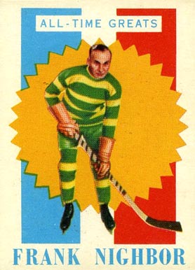 1960 Topps Frank Nighbor #35 Hockey Card