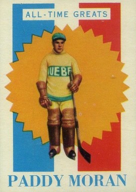 1960 Topps Paddy Moran #2 Hockey Card