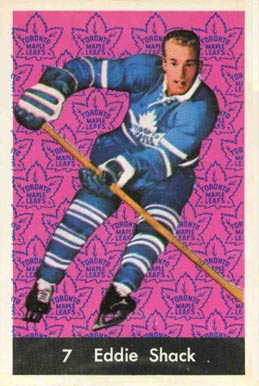 1961 Parkhurst Eddie Shack #7 Hockey Card