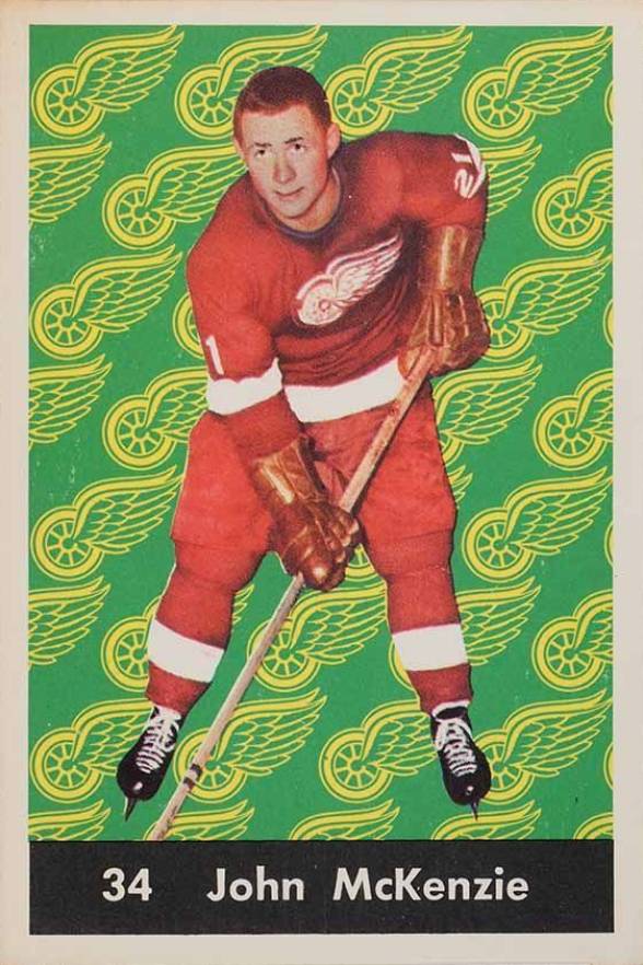1961 Parkhurst John McKenzie #34 Hockey Card