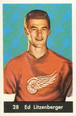 1961 Parkhurst Ed Litzenberger #28 Hockey Card