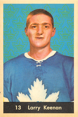1961 Parkhurst Larry Keenan #13 Hockey Card