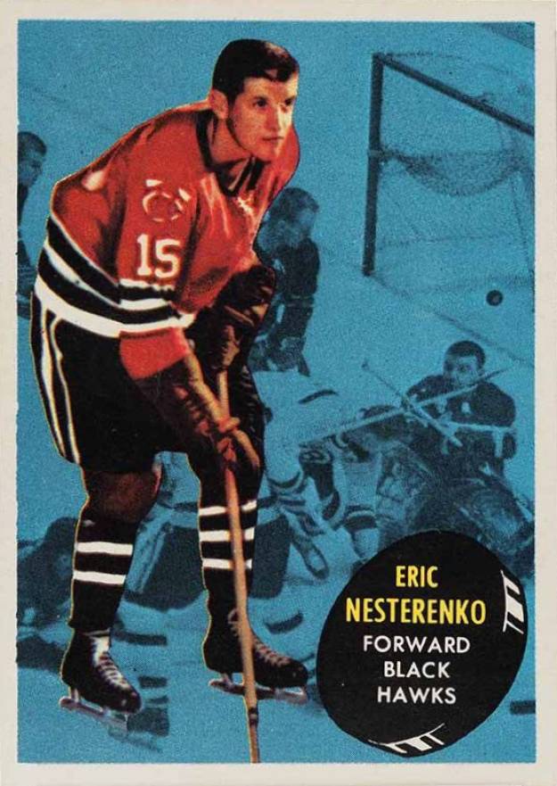 1961 Topps Eric Nesterenko #28 Hockey Card
