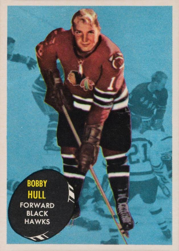 1961 Topps Bobby Hull #29 Hockey Card