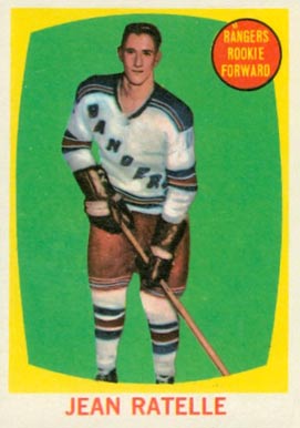 1961 Topps Jean Ratelle #60 Hockey Card