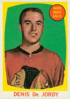 1961 Topps Denis DeJordy #37 Hockey Card