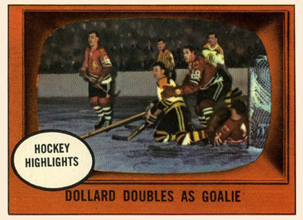 1961 Topps Action Picture #44 Hockey Card