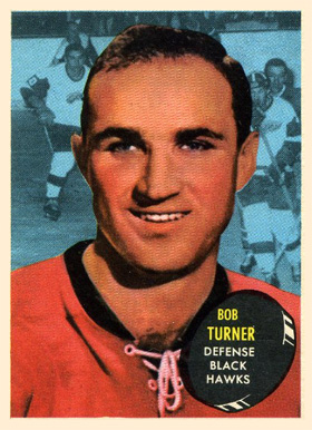 1961 Topps Bob Turner #41 Hockey Card