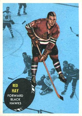 1961 Topps Red Hay #35 Hockey Card