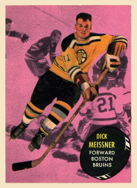 1961 Topps Dick Meissner #6 Hockey Card