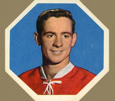 1961 York Yellow Backs Bobby Rousseau #35 Hockey Card