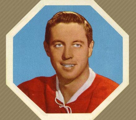 1961 York Yellow Backs Jean Beliveau #10 Hockey Card