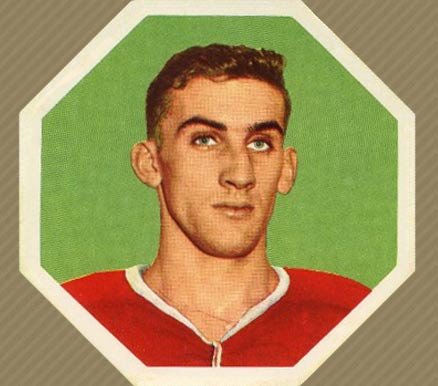1961 York Yellow Backs Lou Fontinato #40 Hockey Card