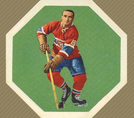 1961 York Yellow Backs Marcel Bonin #29 Hockey Card