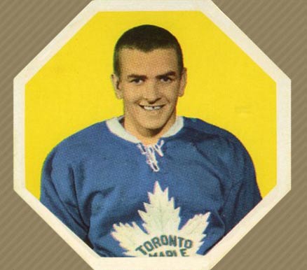 1961 York Yellow Backs Dave Keon #27 Hockey Card