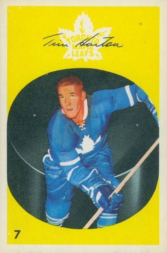 1962 Parkhurst Tim Horton #7 Hockey Card