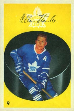 1962 Parkhurst Allan Stanley #9 Hockey Card