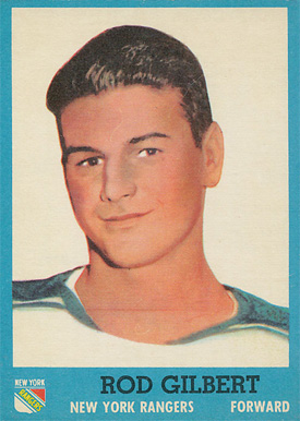 1962 Topps Rod Gilbert #59 Hockey Card