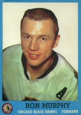 1962 Topps Ron Murphy #40 Hockey Card