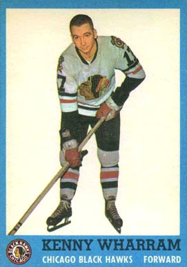 1962 Topps Kenny Wharram #39 Hockey Card