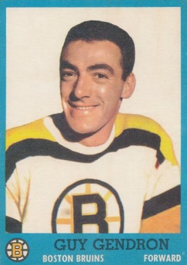 1962 Topps Jean-Guy Gendron #16 Hockey Card