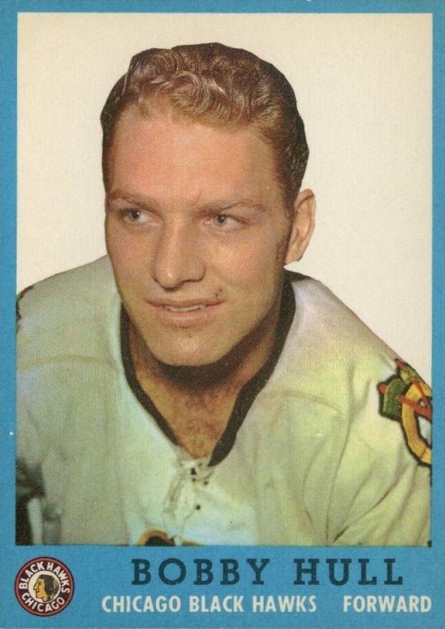 1962 Topps Bobby Hull #33 Hockey Card