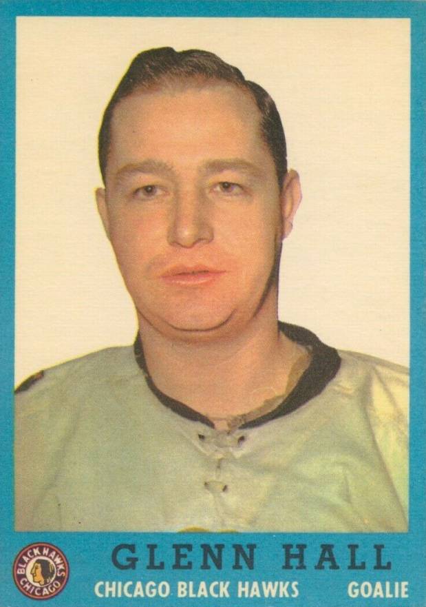 1962 Topps Glenn Hall #24 Hockey Card