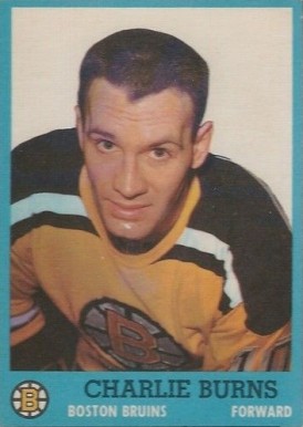 1962 Topps Charlie Burns #15 Hockey Card