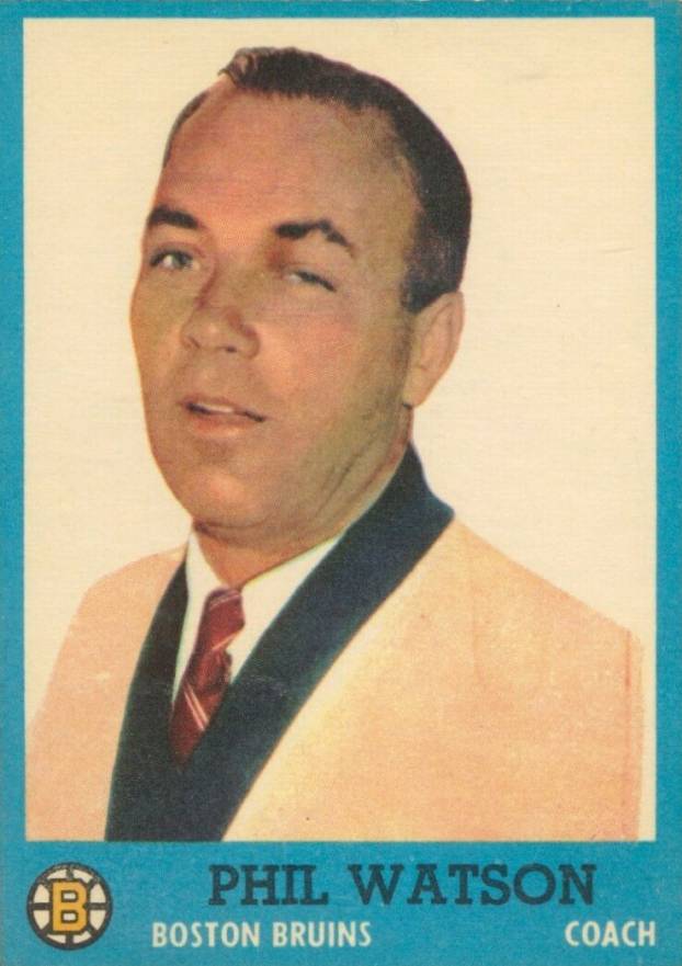1962 Topps Phil Watson #1 Hockey Card