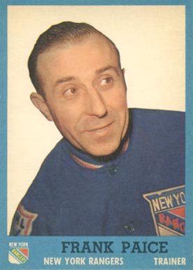 1962 Topps Frank Paice #61 Hockey Card