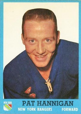 1962 Topps Pat Hannigan #64 Hockey Card