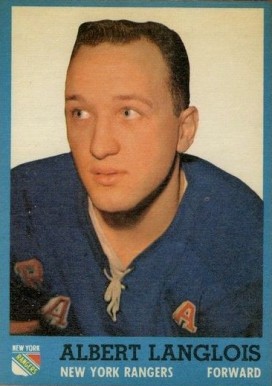 1962 Topps Albert Langlois #47 Hockey Card