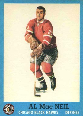 1962 Topps Al McNeil #32 Hockey Card