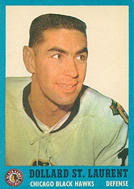 1962 Topps Dollard St.Laurent #30 Hockey Card