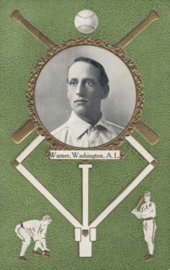 1908 Rose Company Postcards Jack Warner # Baseball Card