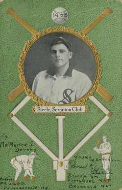 1908 Rose Company Postcards Steele # Baseball Card