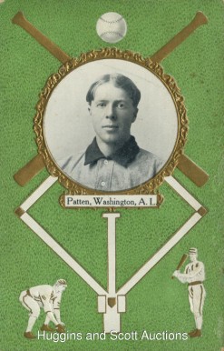 1908 Rose Company Postcards Case Patten # Baseball Card