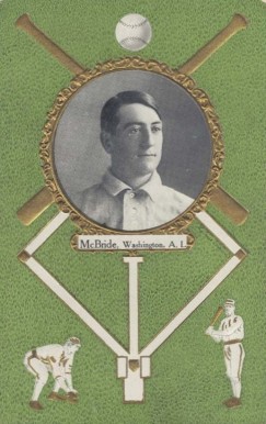 1908 Rose Company Postcards George McBride # Baseball Card