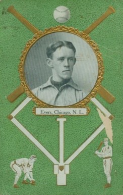 1908 Rose Company Postcards Johnny Evers # Baseball Card