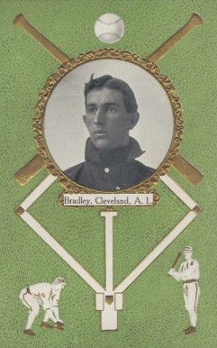 1908 Rose Company Postcards Bill Bradley # Baseball Card