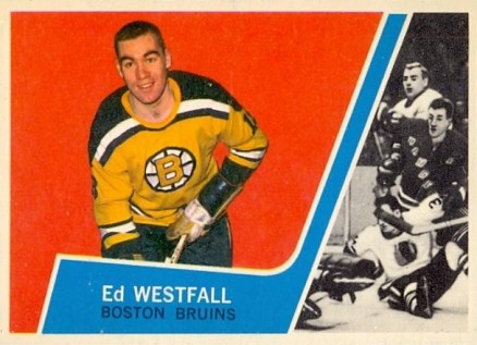 1963 Topps Ed Westfall #8 Hockey Card