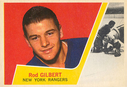 1963 Topps Rod Gilbert #57 Hockey Card