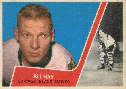 1963 Topps Bill Hay #34 Hockey Card