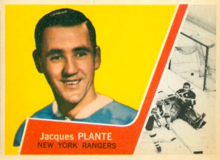 1963 Topps Jacques Plante #45 Hockey Card