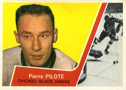 1963 Topps Pierre Pilote #25 Hockey Card