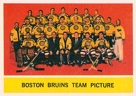 1963 Topps Boston Bruins Team #21 Hockey Card